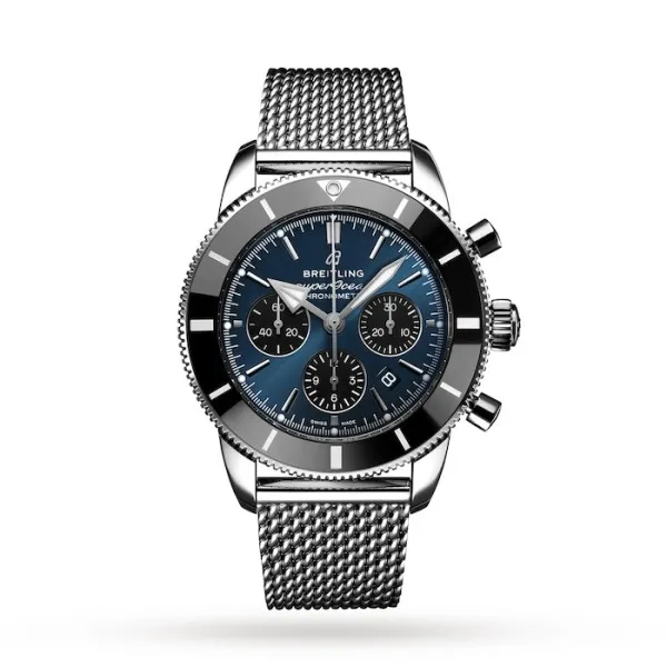Breitling Superocean Heritage Men Automatic Blue Stainless Steel Watch AB0162121C1A1