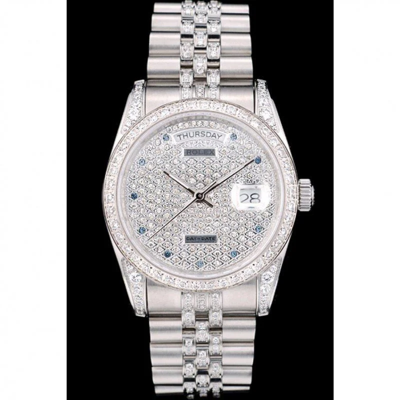 Rolex Day-Date 36mm Diamond Dial 41985