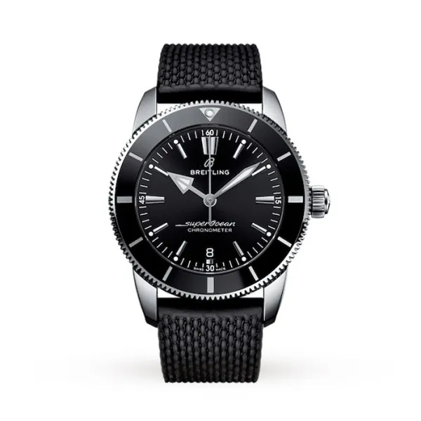 Breitling Superocean Heritage Men Automatic Black Rubber Watch AB2030121B1S1