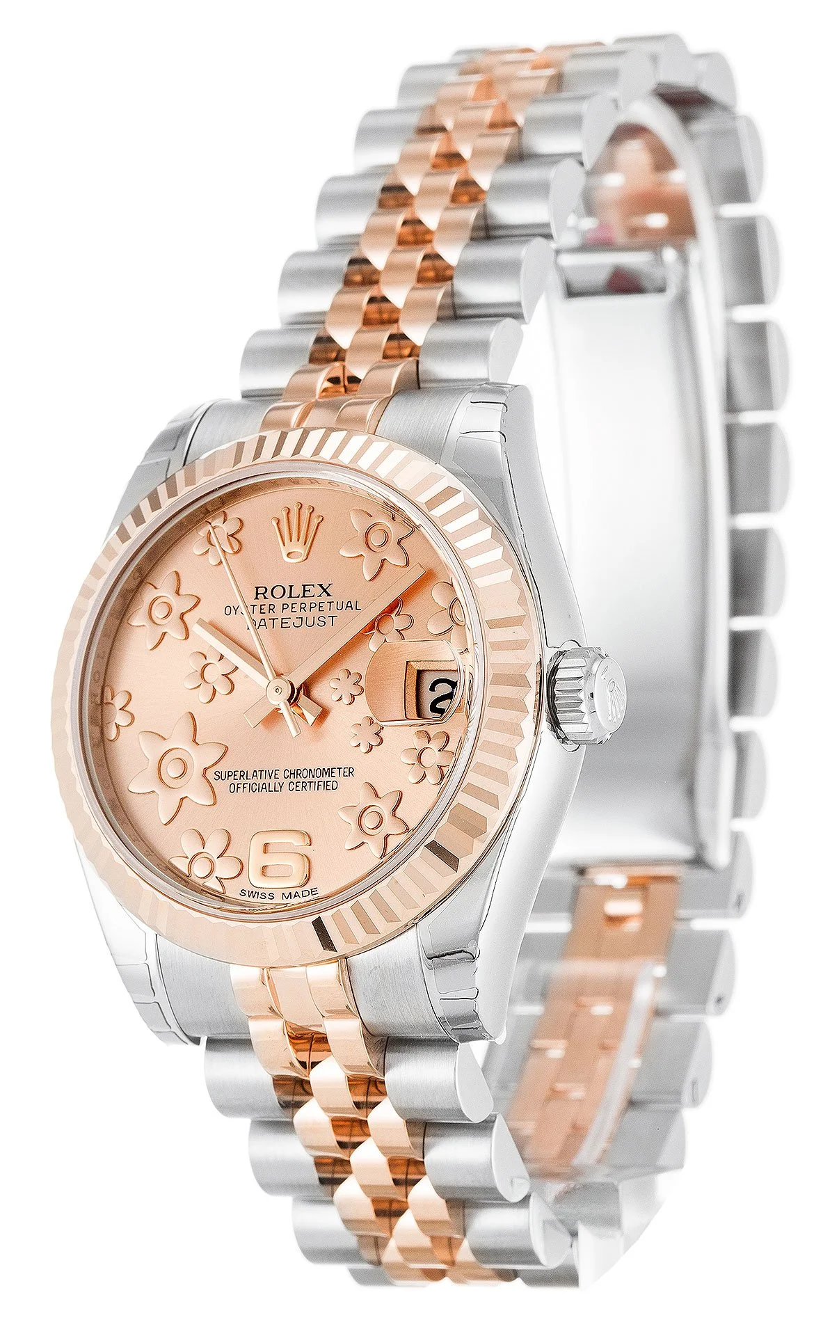 Rolex Datejust Mid-Size 31mm Pink Floral Dial 178271