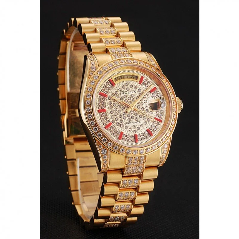 Superclone Rolex Day-Date 37mm Gold Dial 1453960