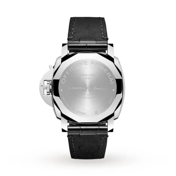 Panerai Luminor Due Men Automatic Ivory Alligator Watch PAM01249