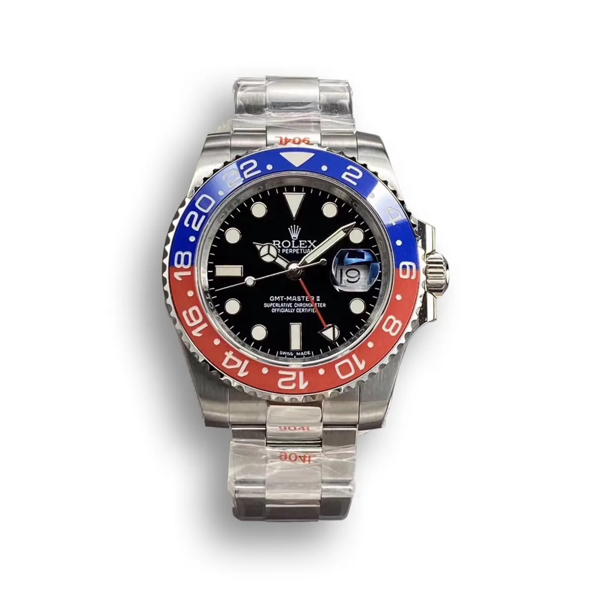 Superclone Rolex GMT-Master II 40mm 126710BLRO  Pepsi  Oyster