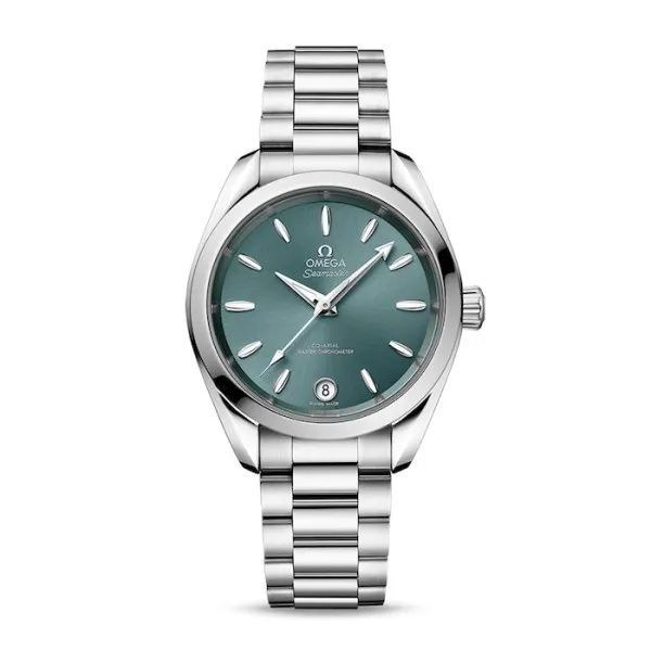 Omega Aquaterra Women Automatic Green Stainless Steel Watch O22010342010001