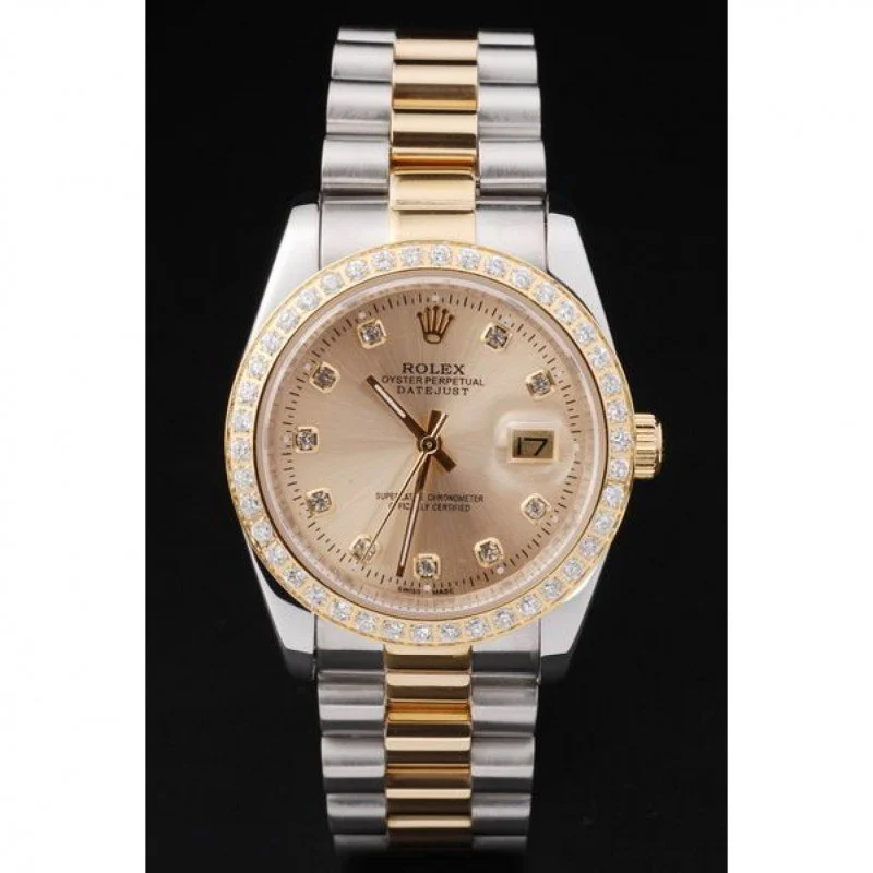 Superclone Rolex Datejust 36mm Gold Dial SRL40