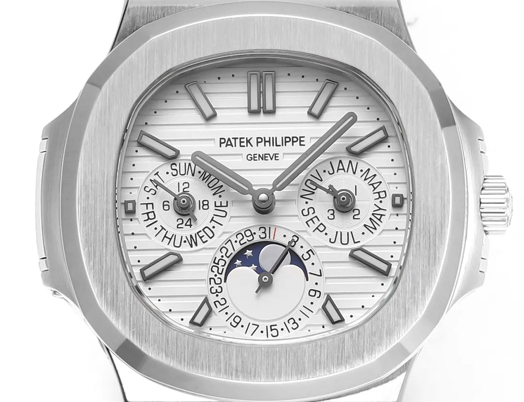 Patek Philippe Silver Nautilus Watch