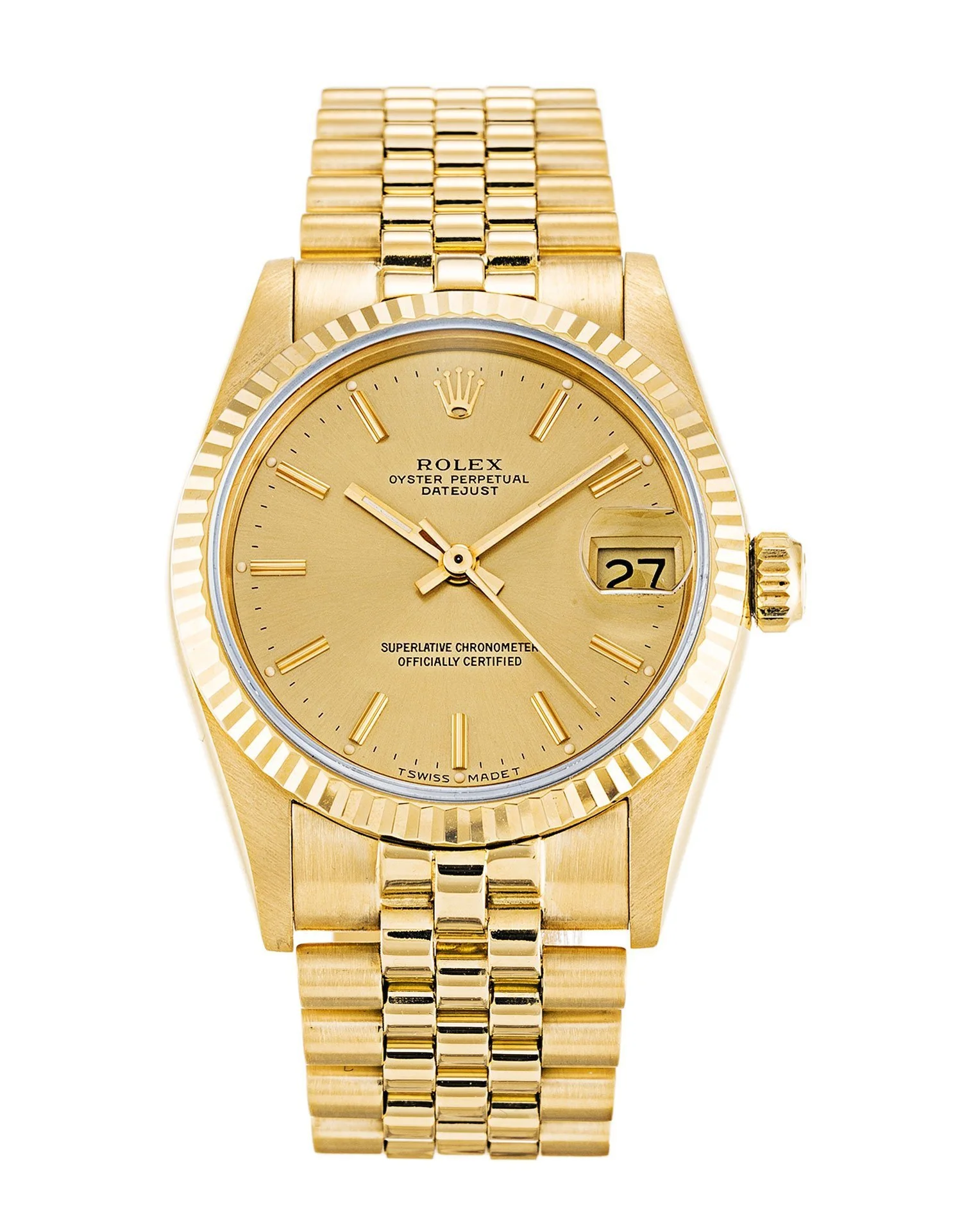 Rolex Datejust Mid-Size 31mm Champagne Dial 68278