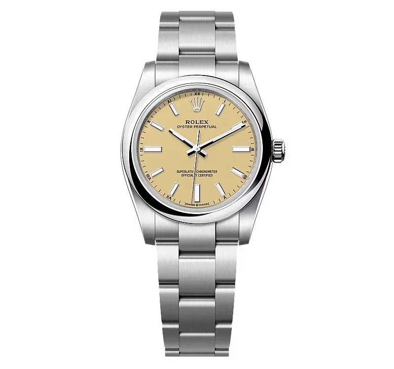 Superclone Rolex Oyster Perpetual 277200 Beige Dial