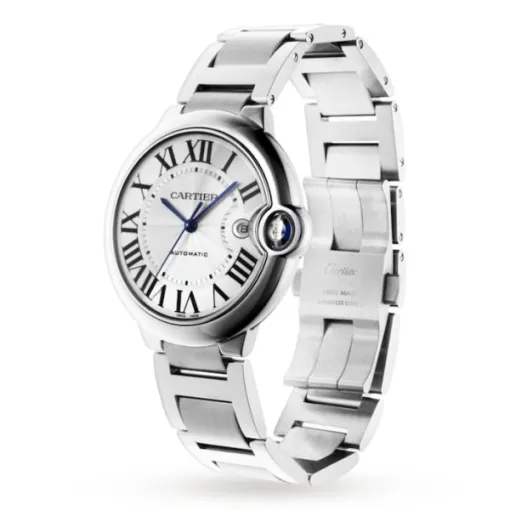Cartier Ballon Bleu de Cartier Men Automatic Silver Stainless Steel Watch WSBB0049