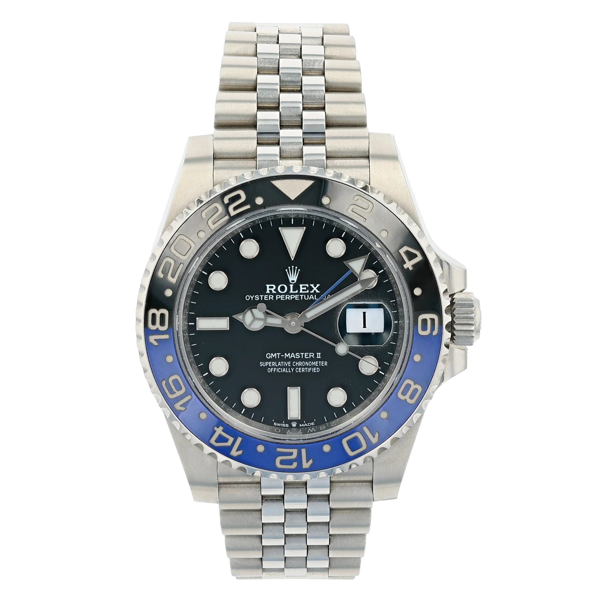 Superclone Rolex GMT-Master II Black Dial 126710BLNR  Batgirl
