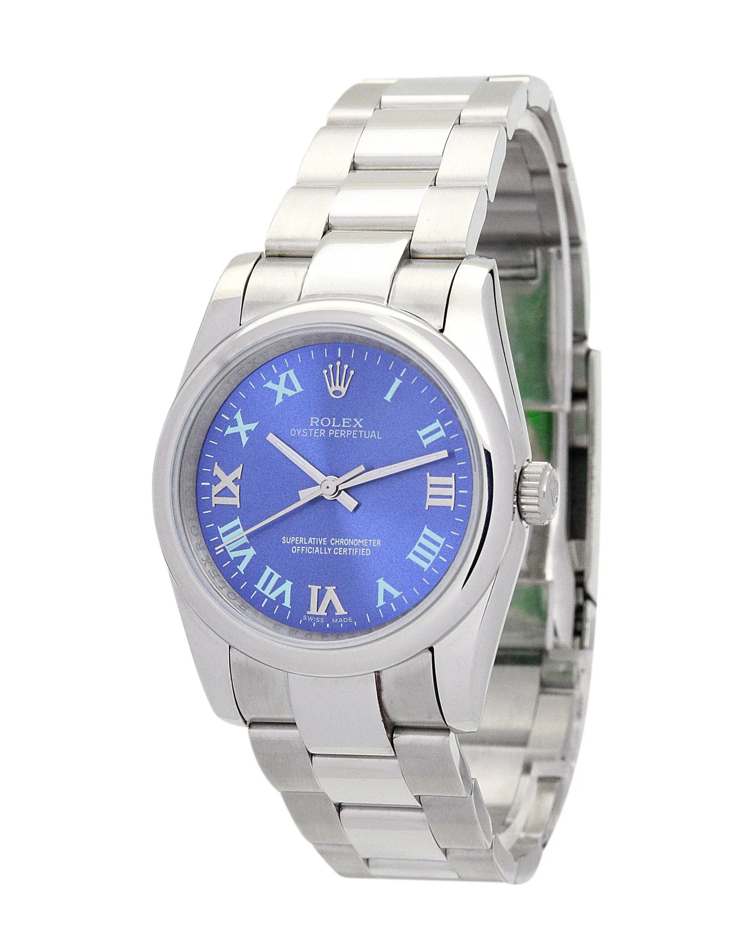 Rolex Oyster Perpetual Lady 31mm Blue Dial 177200