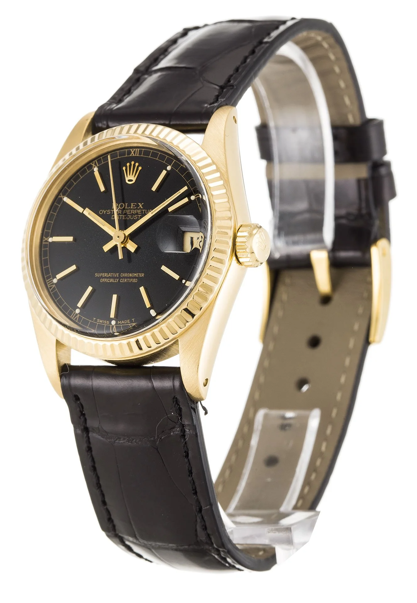 Rolex Datejust Mid-Size 31mm Black Dial 6827