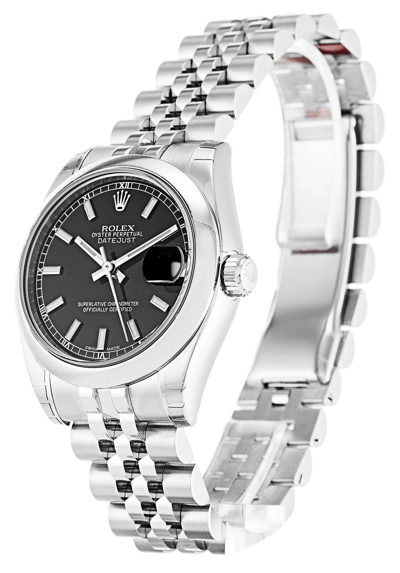 Rolex Lady-Datejust 31mm Black Dial 178240-3