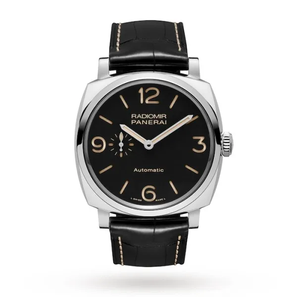 Panerai Radiomir Men Automatic Black Alligator Watch PAM00572