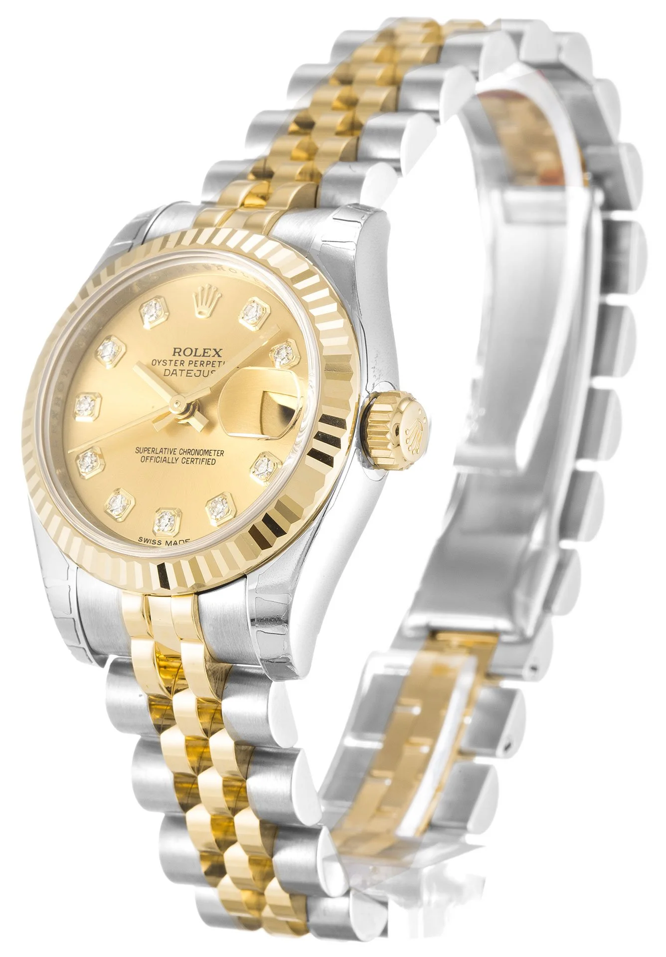 Rolex Lady-Datejust 26mm Champagne Dial 179173-2