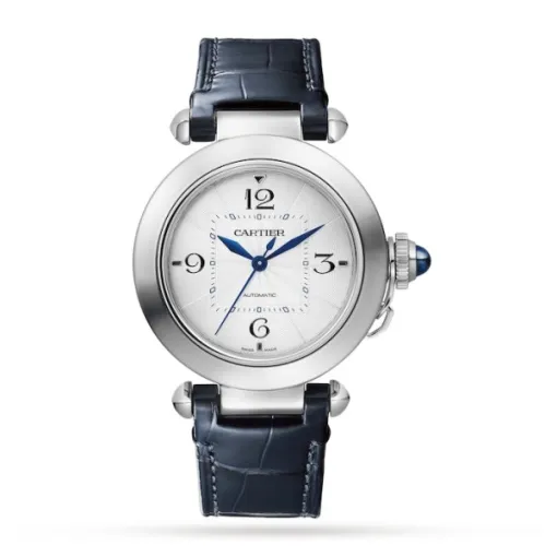 Cartier Pasha de Cartier Women Automatic Silver Stainless Steel Watch WSPA0013