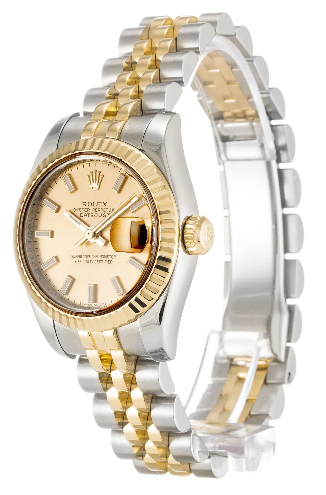 Rolex Lady-Datejust 26mm Champagne Dial 179173-3