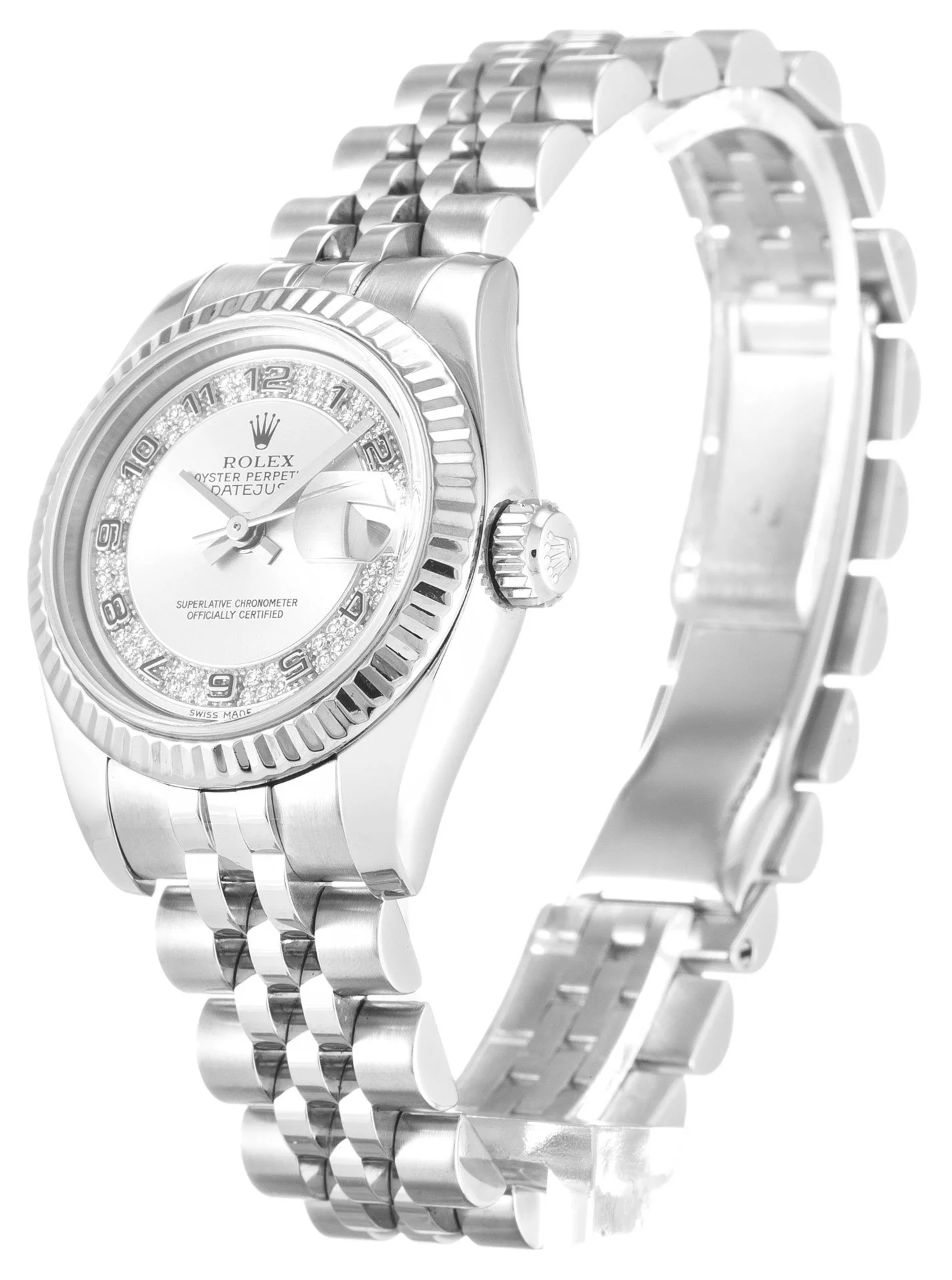 Rolex Lady-Datejust 26mm Silver Dial 179174