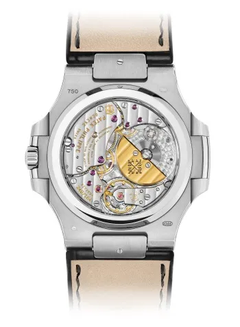 Patek Philippe Nautilus Moon Phase White Gold Watch 5712G-001