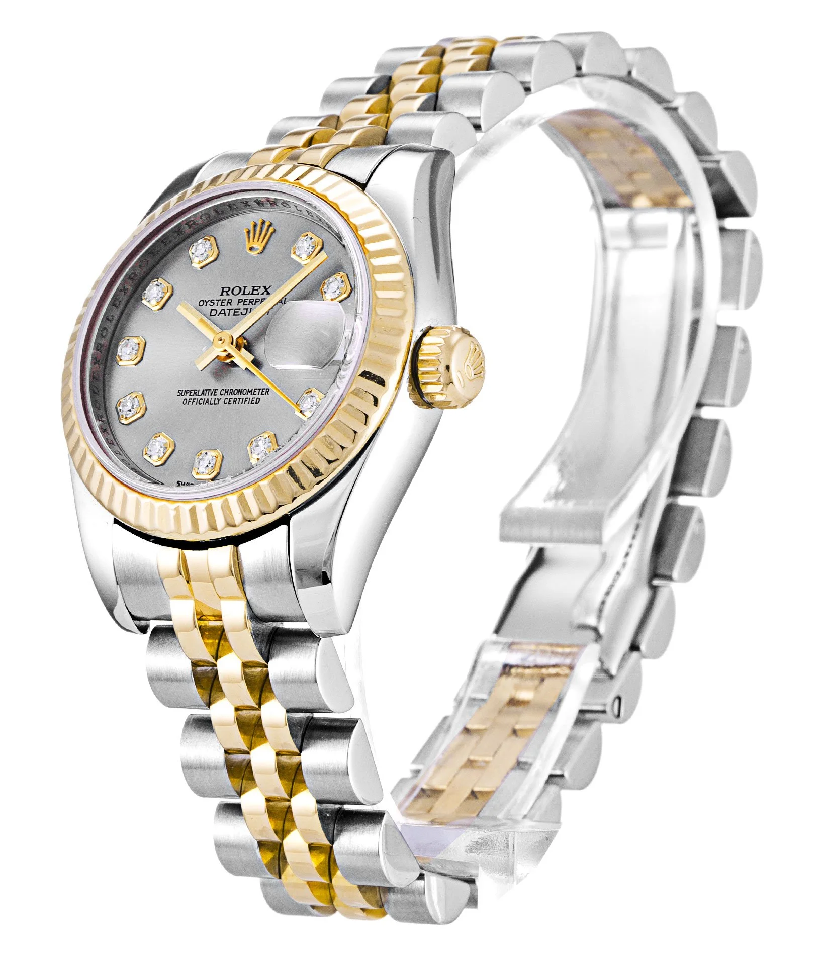 Rolex Lady-Datejust 26mm Silver Dial 179173