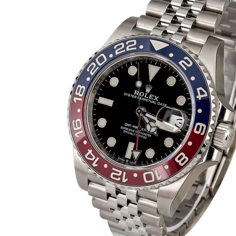 Rolex GMT-Master II 40mm 126710BLRO  Pepsi  Jubilee