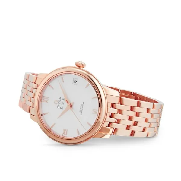 Omega De Ville Women Automatic Mother of Pearl 18ct Rose Gold Watch O42450332005002