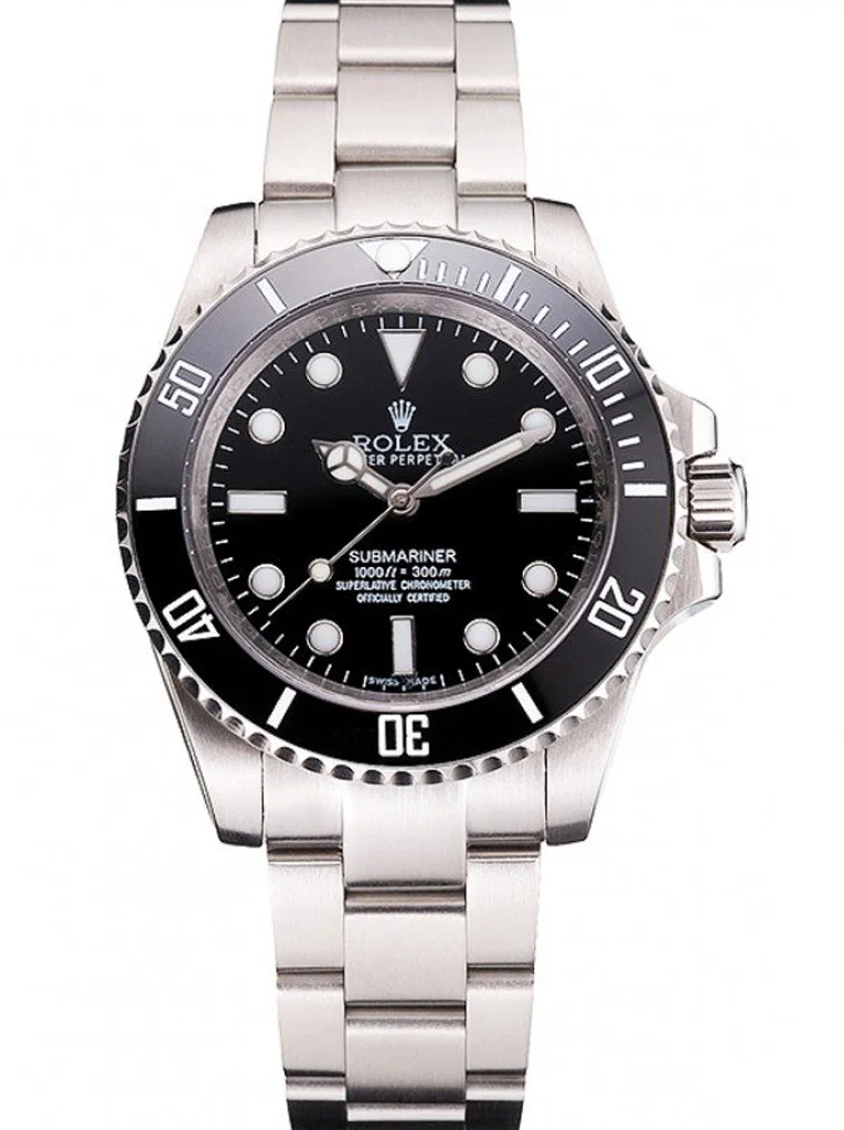 Superclone Rolex Submariner 40mm Black Dial 114060