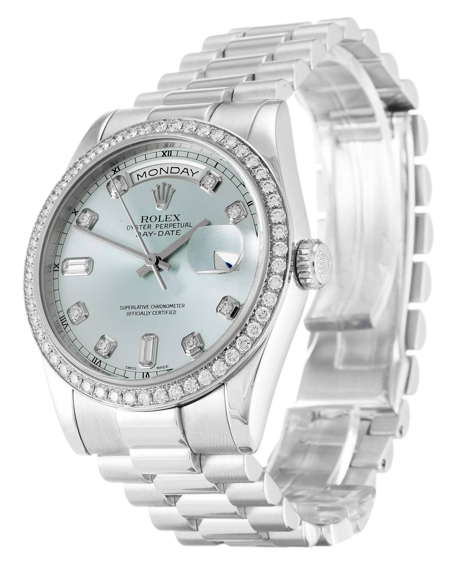 Rolex Day-Date 36mm Blue Dial 118346